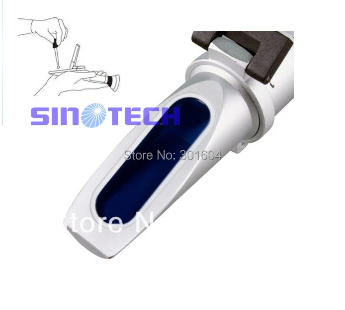 Бесплатная доставка Лучшее качество ручной brix 0 32% рефрактометр RHB 32ATC|shipping