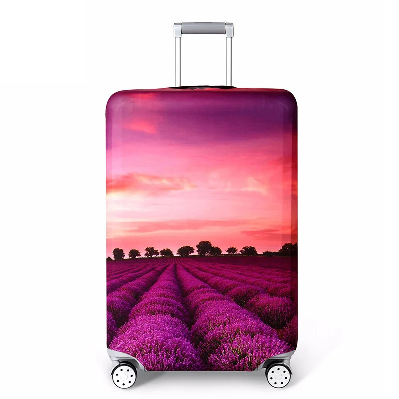 F Luggage cover Сгущенная крышка багажника багажника для 18-32 дюймов тележка суперобложка идеально упругие аксессуары для путешествий - Цвет: F Luggage cover