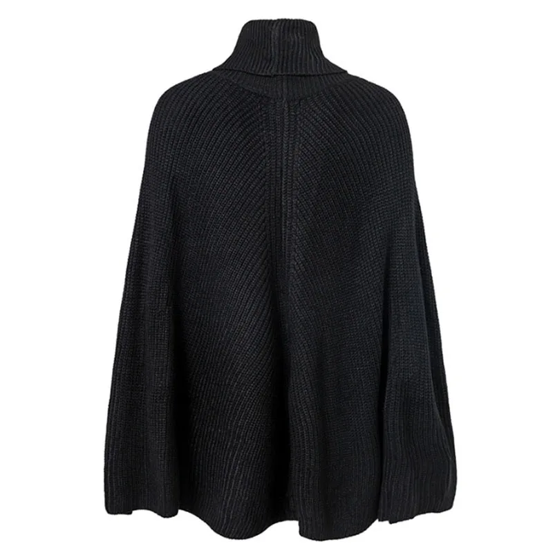 Вязаная водолазка оверсайз вязаные свитера пуловер 2021 повседневные свободные