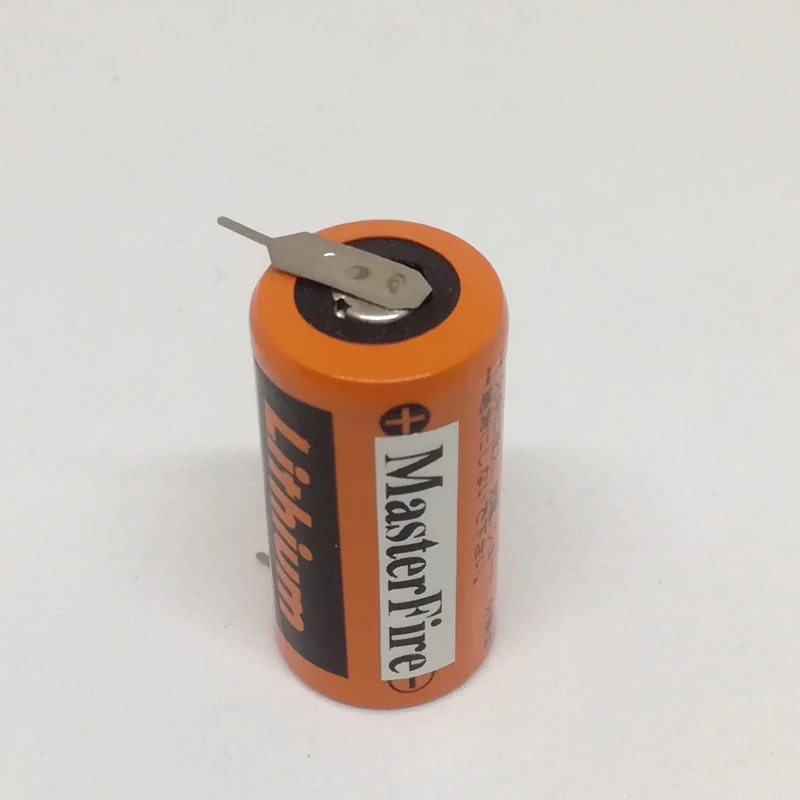 Новые оригинальные литиевые батареи Sanyo PLC CR17335 3 в CR17335(3 вольта) с вкладками 2