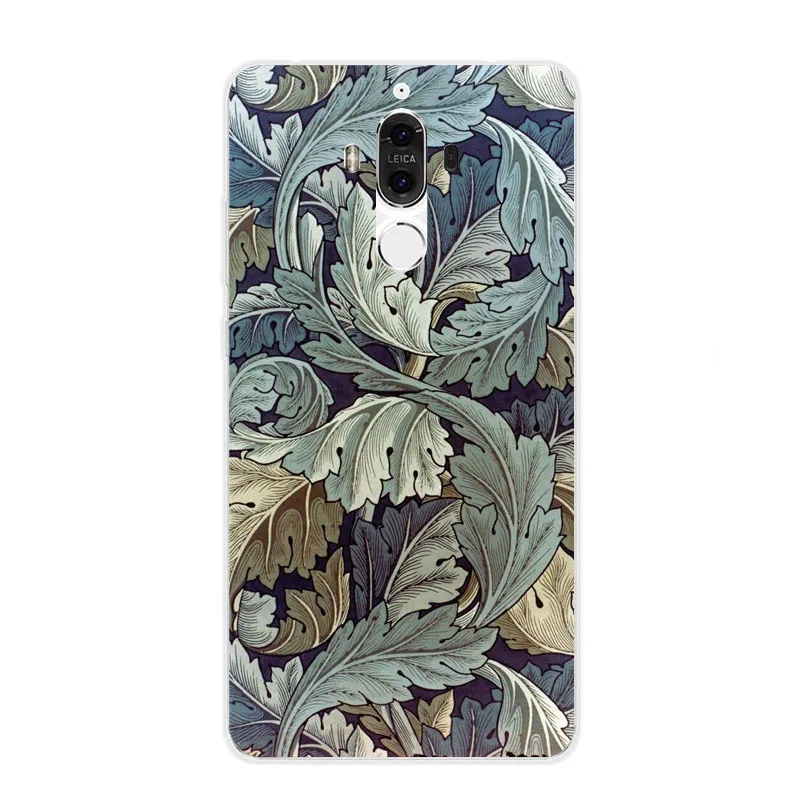 Чехол для huawei mate 9, силиконовая Мягкая задняя крышка из ТПУ с красочными цветами для huawei mate 9, защитный чехол для телефона s shell