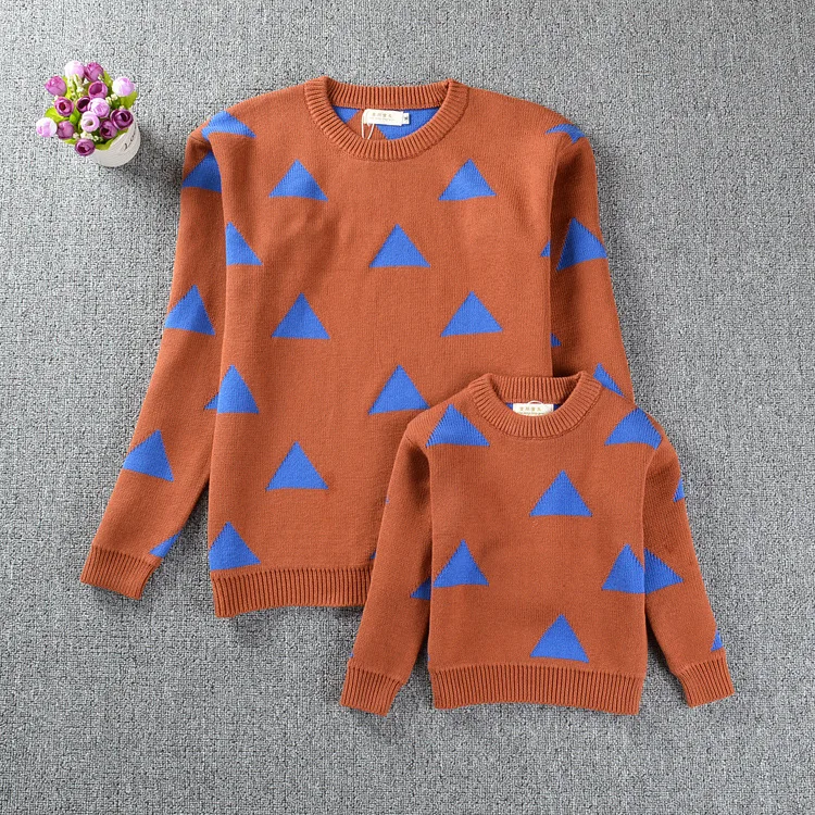 Новинка 2018 семейная одежда для мамы и дочки модный свитер брендовый хлопковый