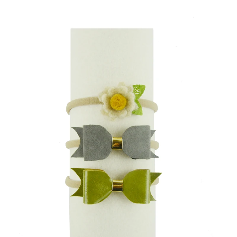 Уникальный трендовый ободок для душа маленьких девочек 3 шт./лот шерсть войлок