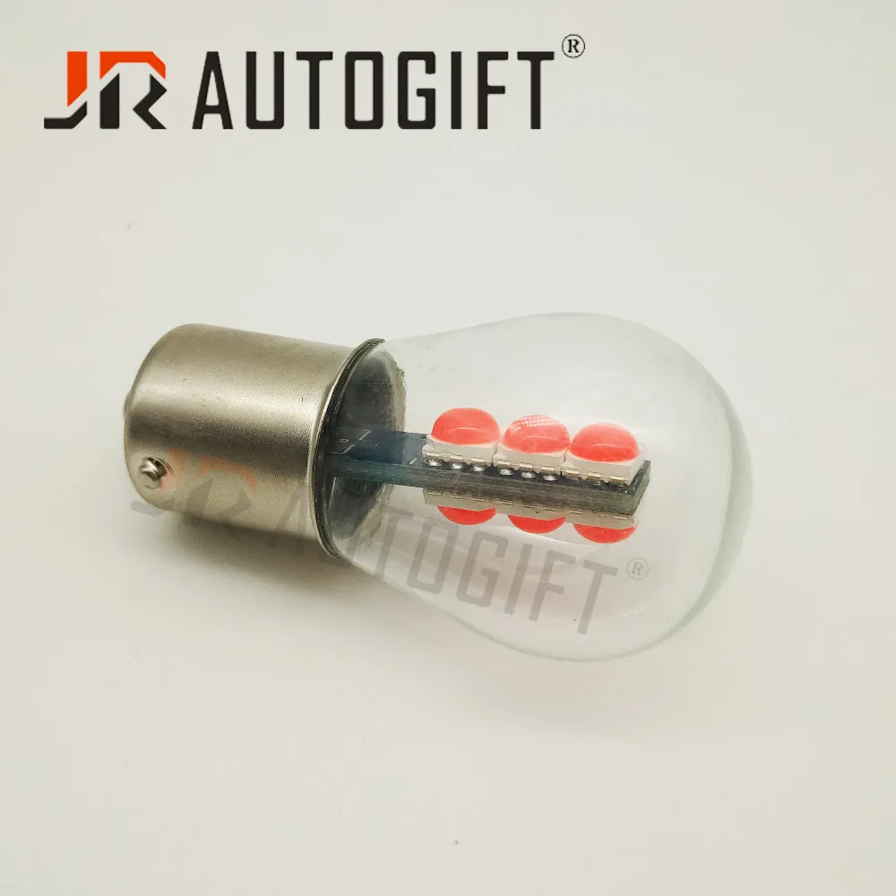 20x новый автомобильный Стайлинг S25 Автомобильные светодиодные лампы 3030 6SMD BA15S BAY15D