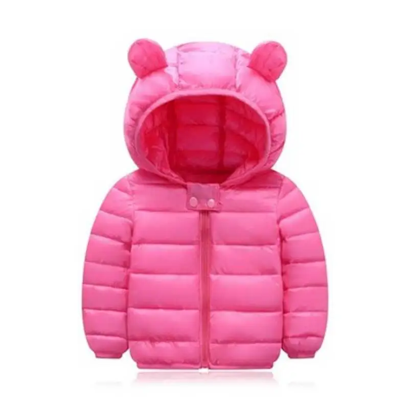 2019 для маленьких мальчиков и девочек куртка парка светильник детей с капюшоном