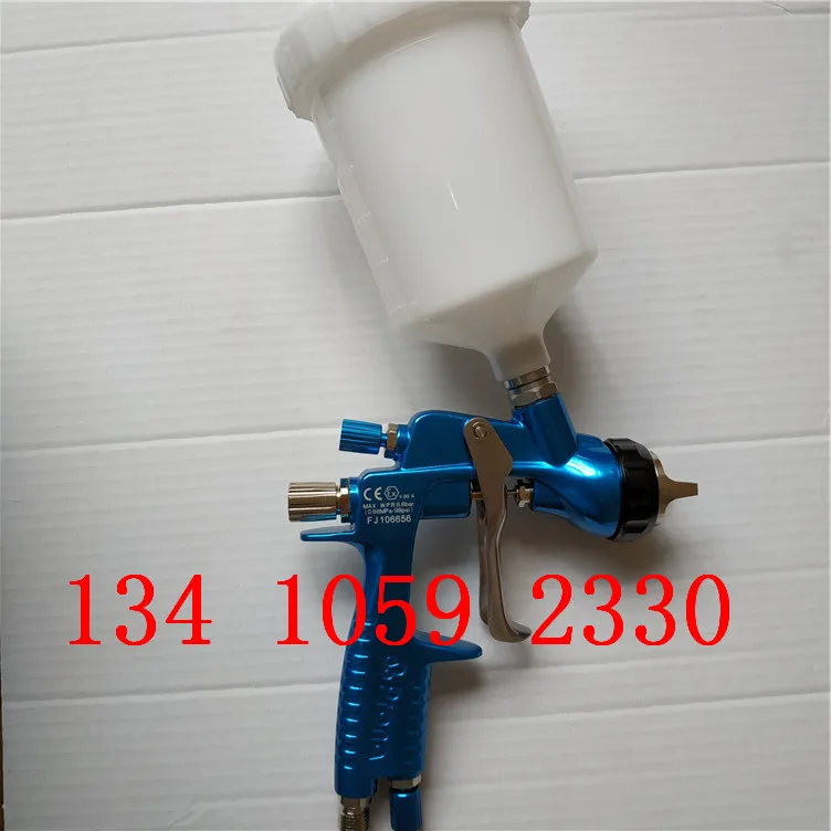 Prona R-4600 MP HVLP, ручной пистолет-распылитель с 600cc пластиковой чашкой,, покраска для ремонта автомобилей, R4600, Гравитационный Тип подачи