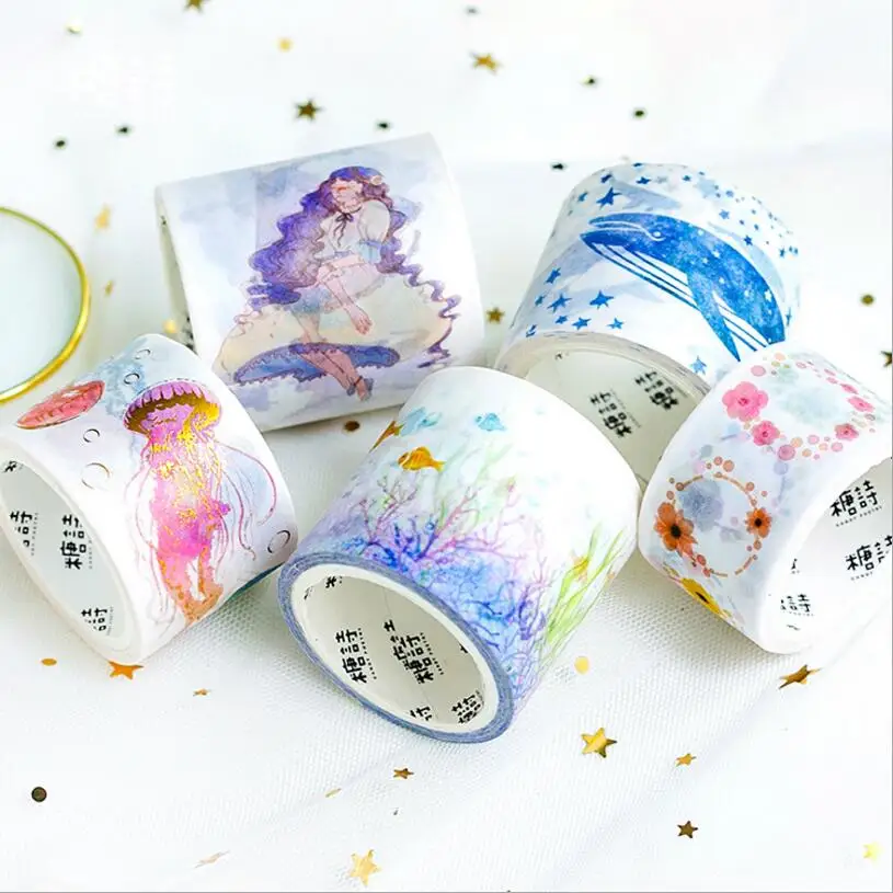 Дочь моря серии лента для декорации washi DIY планировщик скрапбукинга дневник
