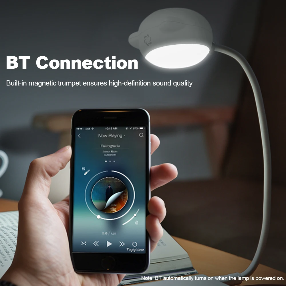 L3 милый Bluetooth динамик 2 в 1 лампа USB питание настольные лампы сенсорный