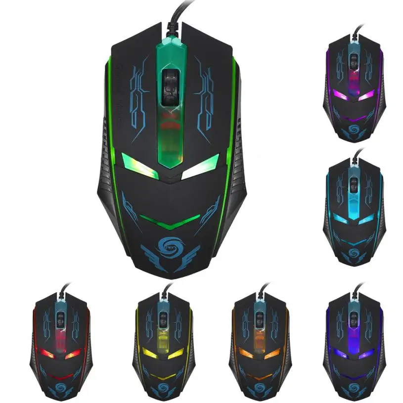 CEL 3200 DPI светодиодный Оптическая Проводная игровая мышь USB Мыши для ПК ноутбука NOV27