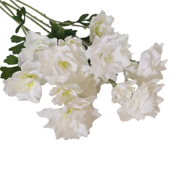 10 шт. поддельные одностволовые Daffodil(3 головки/пучки) 25," Длина моделирования гиацинт для дома Свадебные Декоративные искусственные цветы
