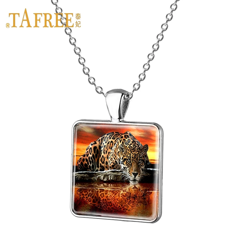 TAFREE животные нейтральные ожерелья леопардовые Подвески мужские и женские