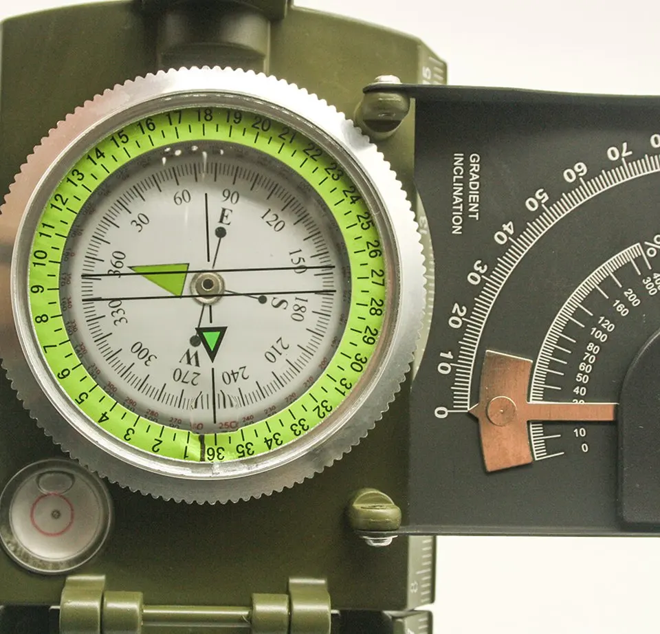 

Foldable Lens High grade High Precision Outdoor Multi Mini Camping Climbing Tool Containing Tiltmeter Coordinate Compass