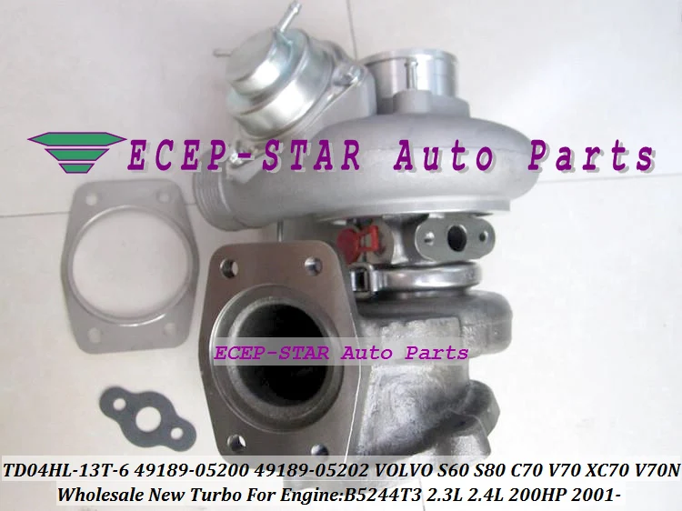 TD04HL 13T 49189 05202 05212 8658098 Турбокомпрессор Для VOLVO S60 S80 C70 V70 XC70 V70N 2001 B5244T3 2.3L 2.4L 200HP|turbocharger