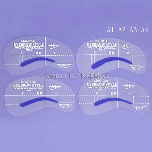 4 шт./компл. стилей Уход за лошадьми трафарета комплект Make Up Макияж Формирование DIY
