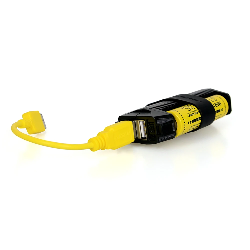 NITECORE F2 гибкий внешний аккумулятор 2A Smart Li Ion IMR 18650 2 слота USB зарядное устройство