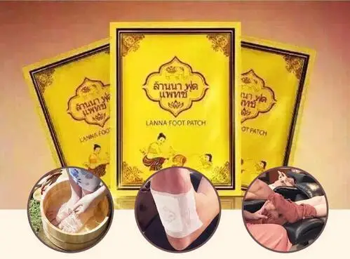 Патчи для ног от боли в пятке Таиланде клейкие Пластыри детоксикации токсинов