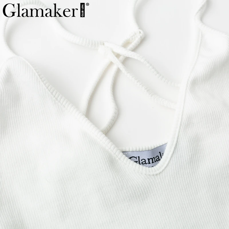 Женский Облегающий комбинезон Glamaker черный трикотажный ремешок комбинезона с
