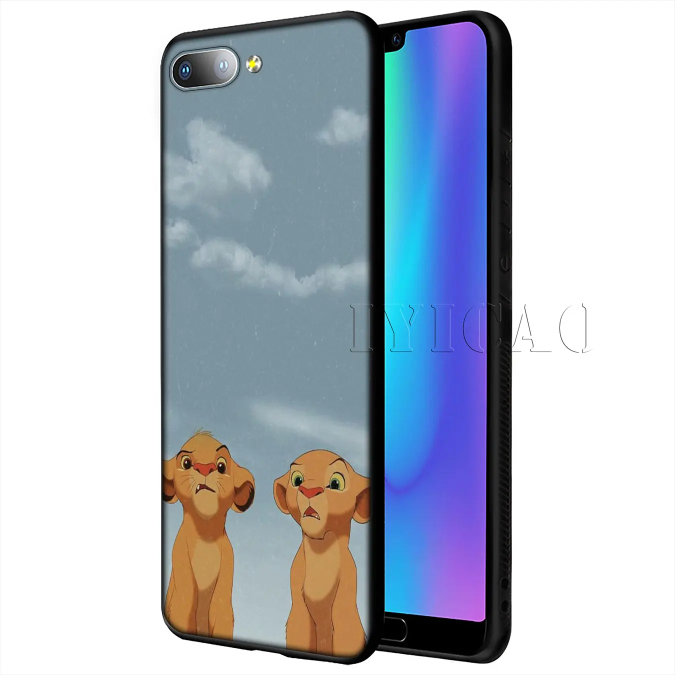 Мягкий силиконовый чехол для телефона IYICAO the Lion King Huawei Y9 Y7 Y6 Prime 2019 Honor 20 8C 8X 8 9 9X 10 Lite