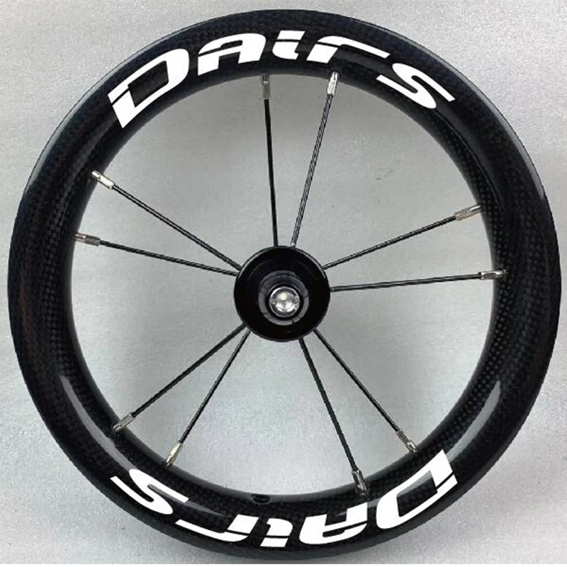 

Carbon bicycle wheels children bicycle wheel 12 inch bicycle slide wheel 30x20mm baby bike wheels 210g