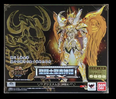 Новинка фигурка BANDAI Tamashii храм Святого тканевая Овен му Бог ткань от Saint Seiya Soul Of