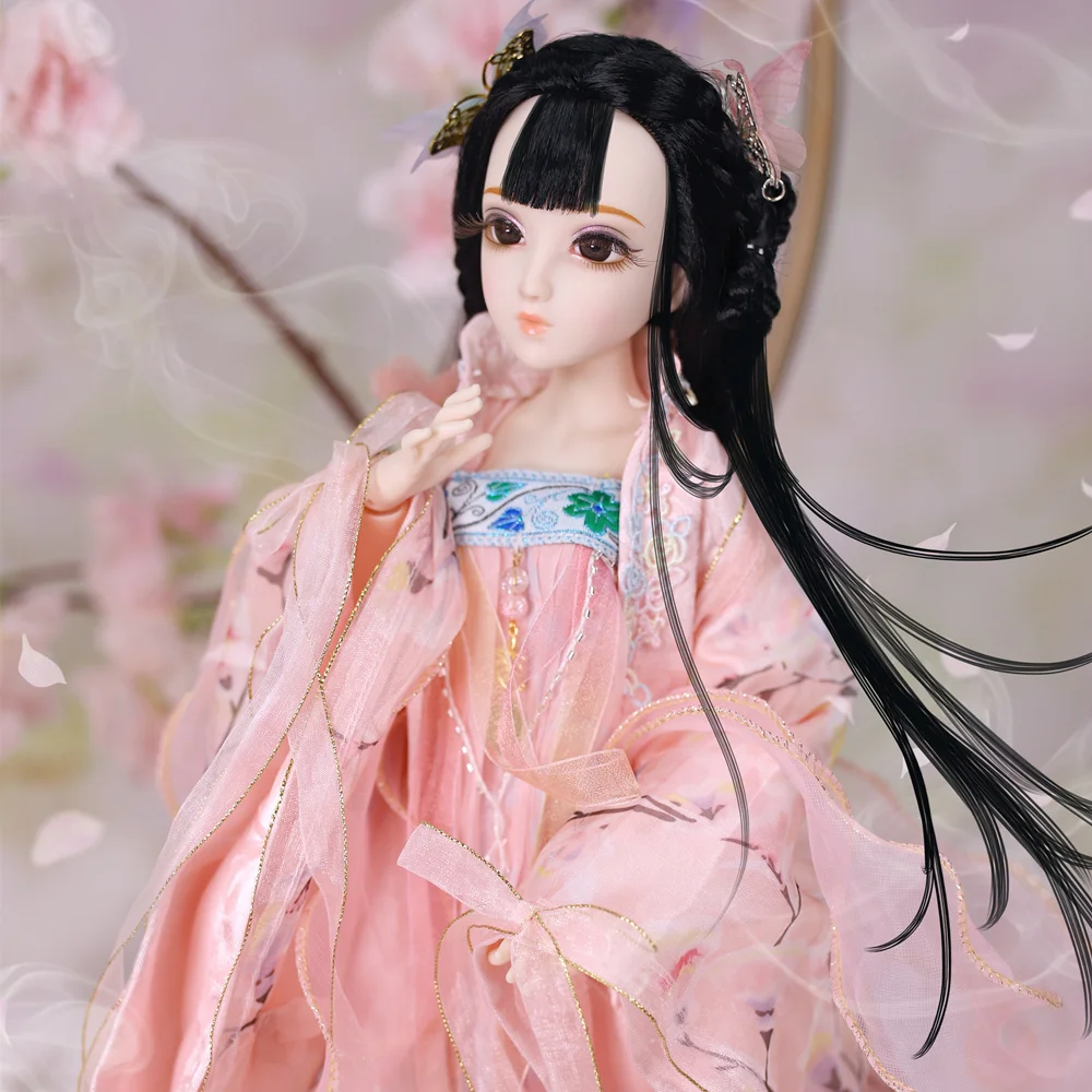 Дневник королева 1/4 BJD кукла шарнир тела абрикосовый цветок с макияжем включая одежду обувь волосы изысканный подарок коробка игрушка, SD