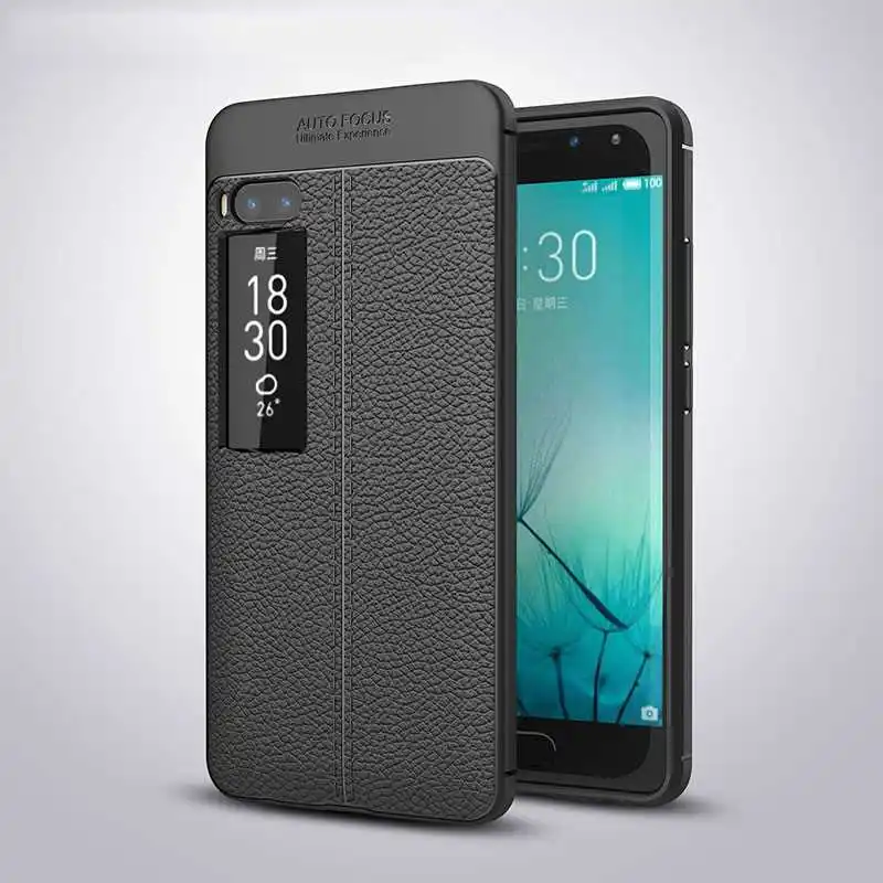 Mokoemi Модный чехол с узором Личи Ударопрочный Мягкий 5 2 "для Meizu Pro 7 для Plus