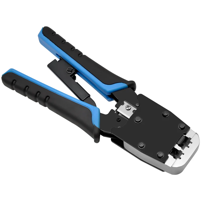 CNCOB Cable Crimper,Modular Crimping Tool,For Cuts,strips,and Crimps 2 Type Of Plugs In,Dual-use multi-function, 8P/6P