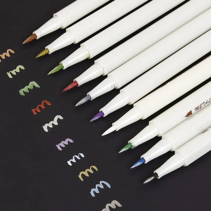 STA новинка 10 цветов металлический маркер ручка сделай сам скрапбукинг ремесла