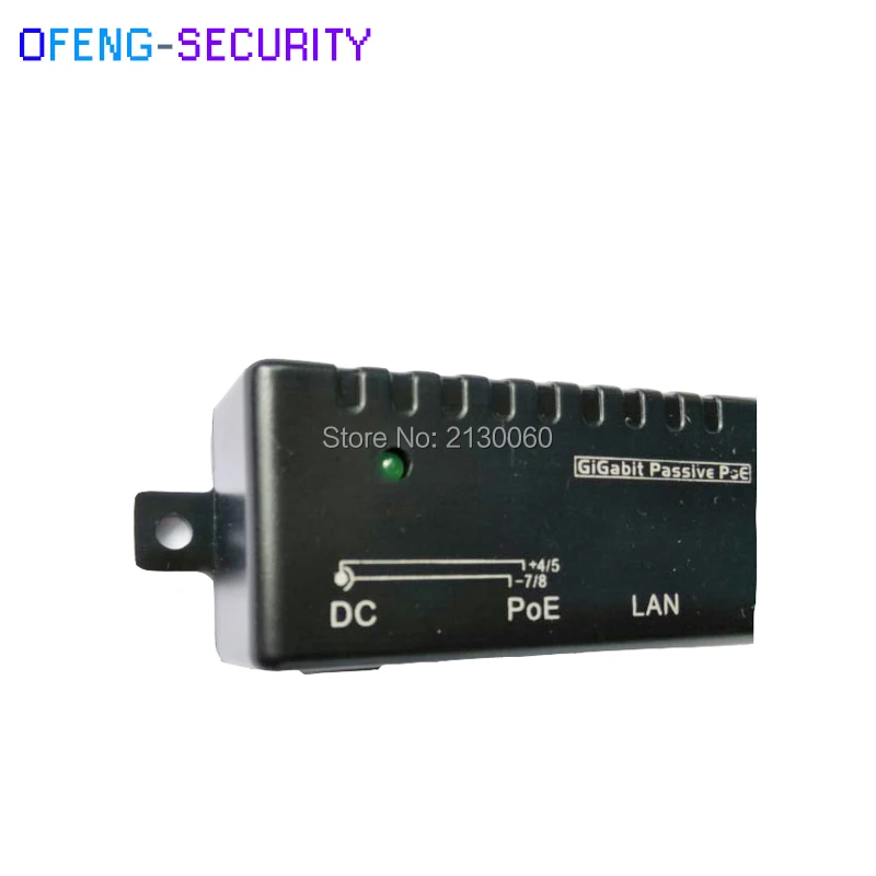 30pcs/Lot POE Injector PoE Power supply Mini 1port Passive Gigabit DC RJ-45 For IP Camera LAN Network |