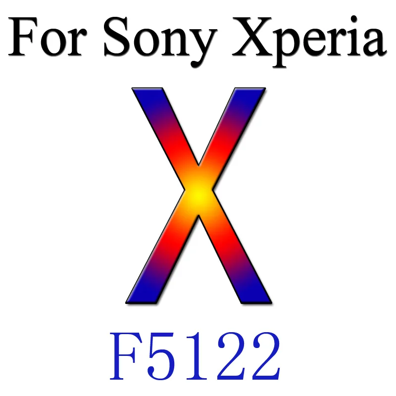 X С уровнем твердости 9H закаленное Стекло Экран Защитная пленка для sony Xperia E5 E4 E4g E3 Z3 Z4 Z5 компактный T3 XP C3 C4 X C5 M2 M4 Aqua M5 чехол - Цвет: X