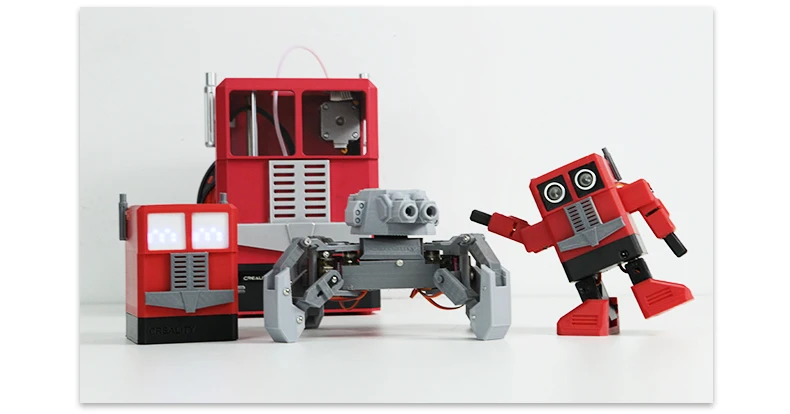 Новинка! Creality CR-100 модель Junior 3d принтер компактный размер настольный 3d принтер Полностью Собранный автоматическое выравнивание с пультом дистанционного управления
