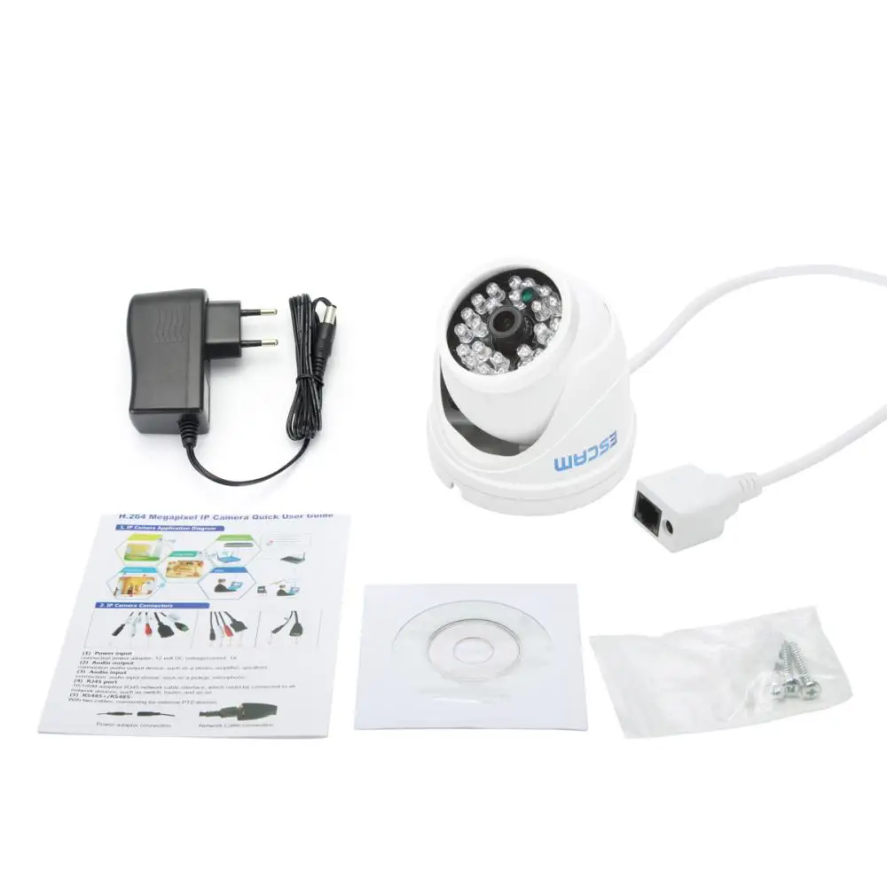 Peashooter QD520 Поддержка Onvif 720P H.264 1/4 CMOS 3 6 мм фиксированный объектив ночного видения P2P