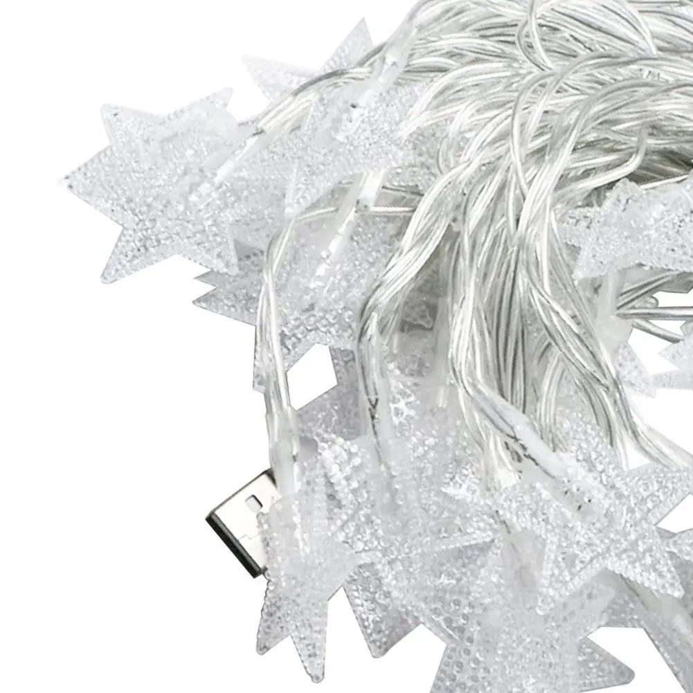 10 м 60LED USB звезда Рождество Свадьба вечерние Декор открытый Сказочный светильник |