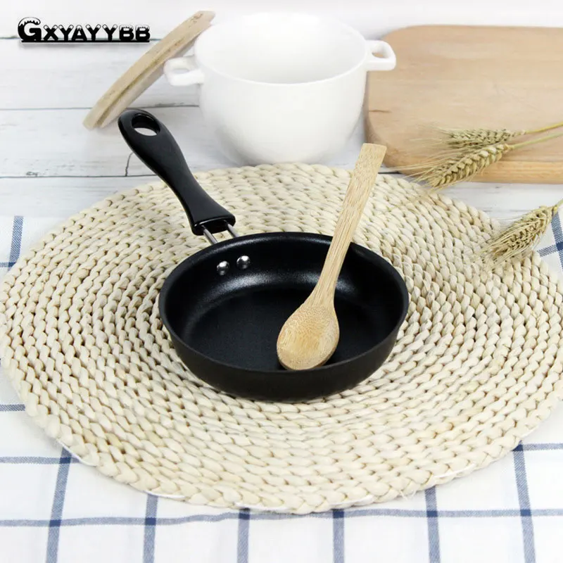 Сковорода чугунная антипригарная для жарки яиц 1 шт. 12 см|pan cast iron|mini egg frying panfrying pan |