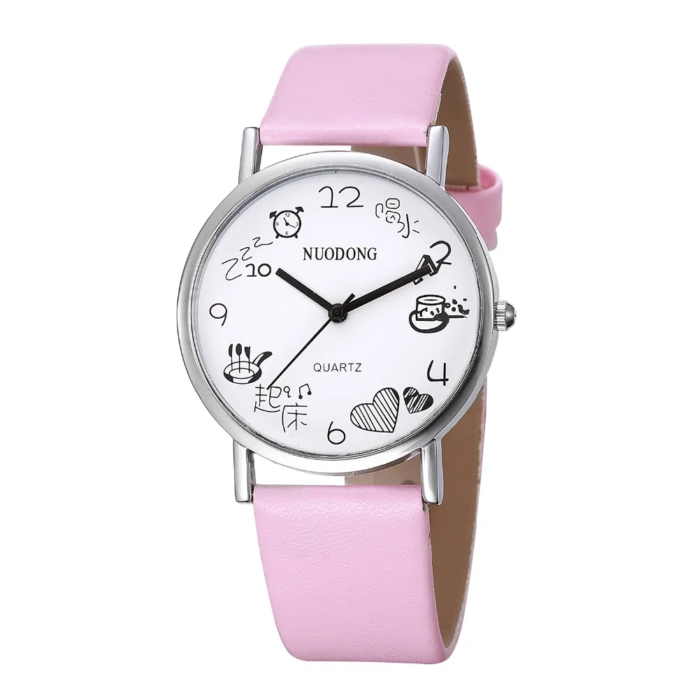 Женские кварцевые часы женские винтажные Geneva 2017 с полосками зебры модные 100