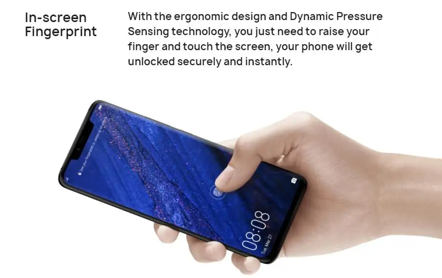 HUAWEI mate 20 Pro мобильный телефон 6,39 дюймов 2k OLED экран водонепроницаемый IP68 40 Мп задняя камера Kirin 980 Восьмиядерный разблокировка лица ID
