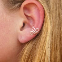 gold filled fake clip earrings handmade jewelry vintage 925 silver ear cuff oorbellen pendientes earings for women brincos