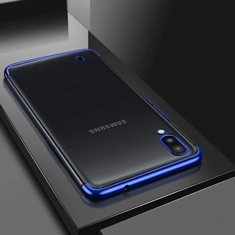Синий 3 в 1 покрытие чехол для samsung Galaxy A10 A20 A20E A30 A40 A40S A50 A60 A70 A80 A90 чехол для S10 5G S10 плюс чехол-накладка для телефона - Цвет: Синий