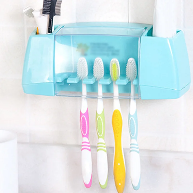 Домашняя Ванная комната 5 настенная подставка для зубных щеток хранения зубной