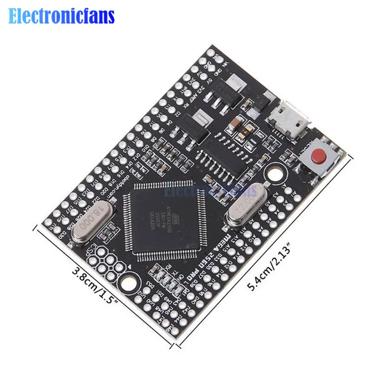 Mega2560 Pro ATmega2560 16AU USB CH340C встроенный CH340G ATMEGA2560 чип с штыревыми головками для Arduino