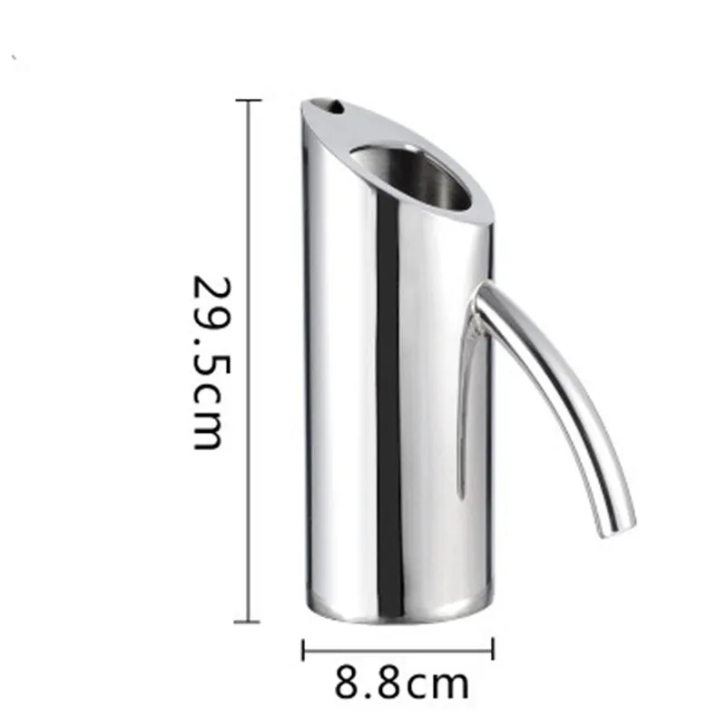 1.5L 29.5x8.8cm Золотое Золото Нержавеющая сталь ледяная холодная замораживание воды чайник вино пивная банка бар фруктовый сок кувшины красное вино разделитель контейнеры - Цвет: 1.5L 29.5x8.8cm