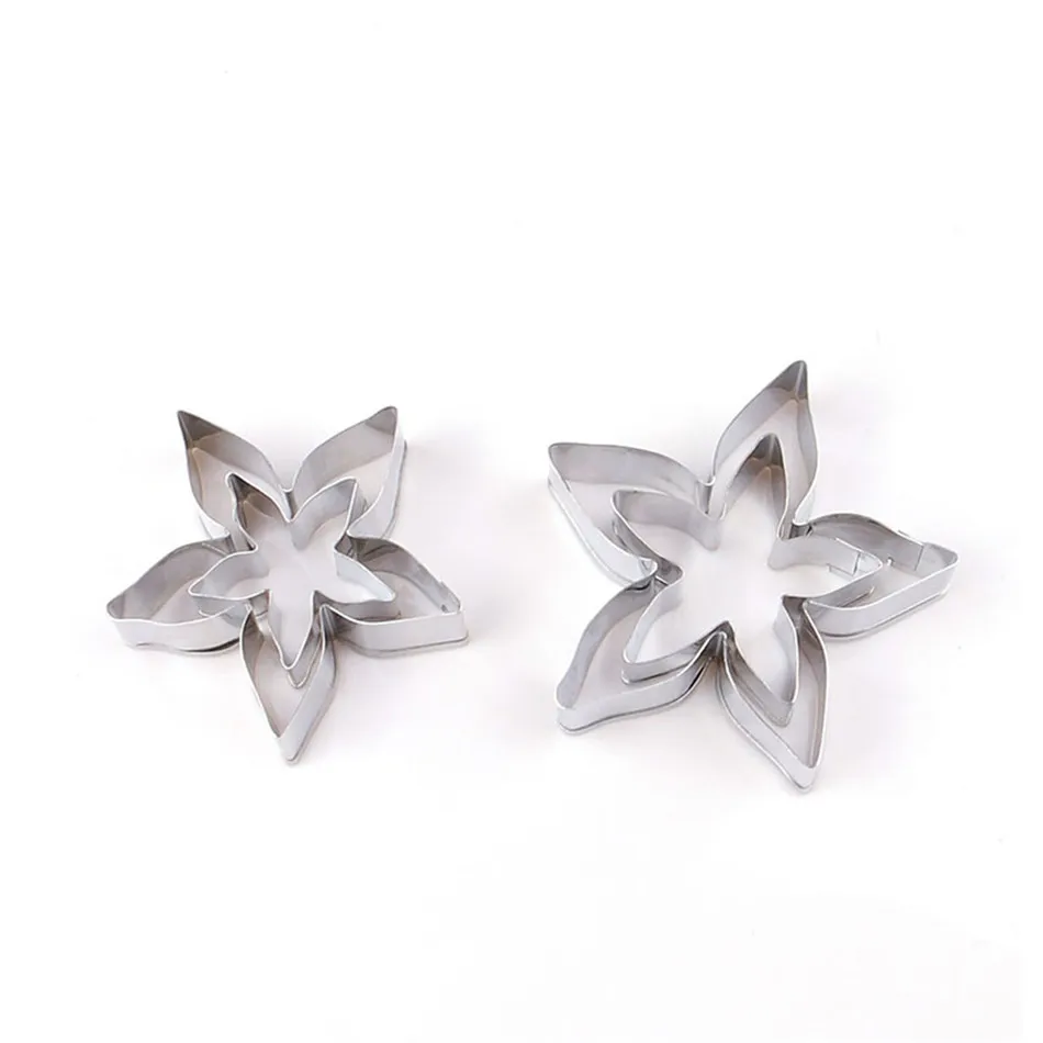 TTLIFE 4/7 шт. формы для украшения торта из розового каликса печенья нержавеющей