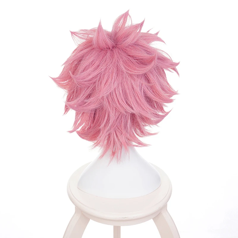 Boku no Hero Academia Mina Ashido Wig Cosplay Costume My Men Women Short Synthetic Hair Party Play Wig+Wig Cap |