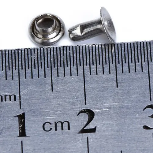 Практичные 100 наборов 6 мм круглые железные заклепки быстрые шпильки для заклепок