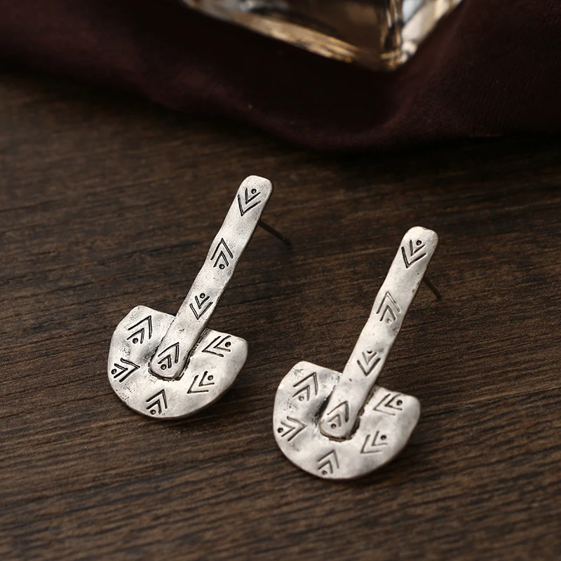 Yhpup винтажные подвески из цинкового сплава этнические античные серьги-гвоздики