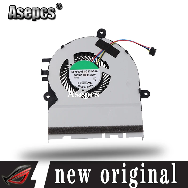 

New Laptop Cooling Fan For Asus X302 X302L X302LA X392LJ Original PN EF75070S1-C270-S9A CPU Cooler Radiator