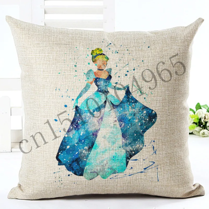 Высокое качество мультяшный стиль синий принц домашняя декоративная подушка