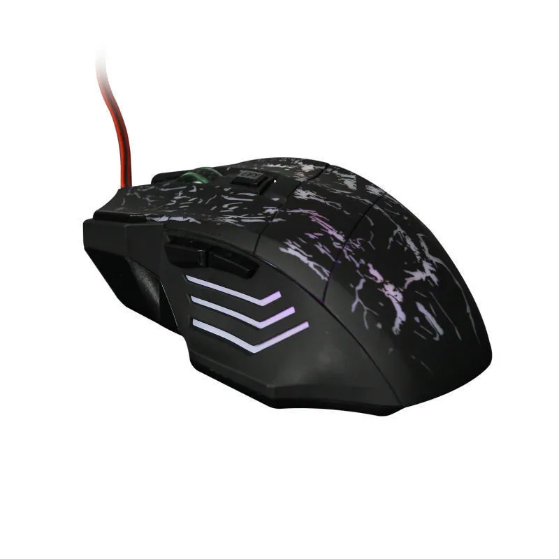 Оптическая 7 кнопок USB Проводная игровая мышь 5500 dpi для Pro Gamer компьютерные мыши для ПК USB Проводная мышь для геймера