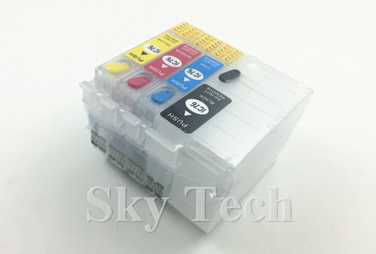76L IC76 пустые многоразовые чернильные картриджи для ICBK76 ICY76 костюм Epson PX M5040F S5040 с