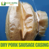 free shipping dry pig sausage casing bladder filling meat6kg per pc sausage shellsausage coversausage skin free shipping